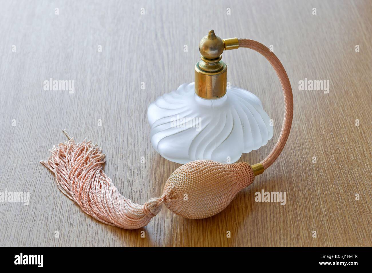 Old fashioned perfume spray Stock Photo Alamy