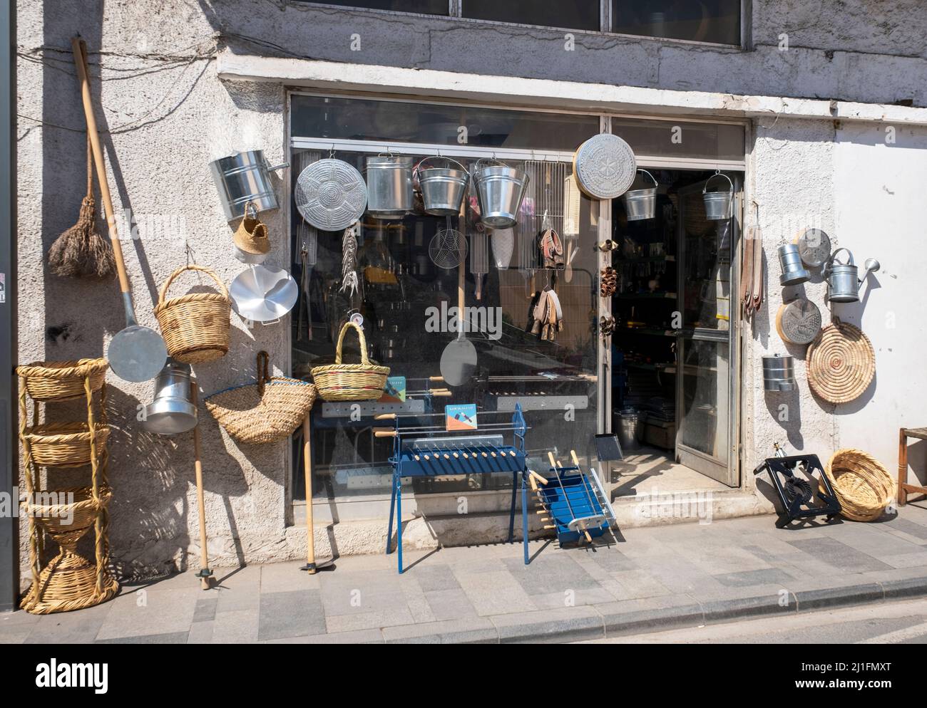 Traditional hardware store, Paphos, Republic of Cyprus Stock Photo Alamy