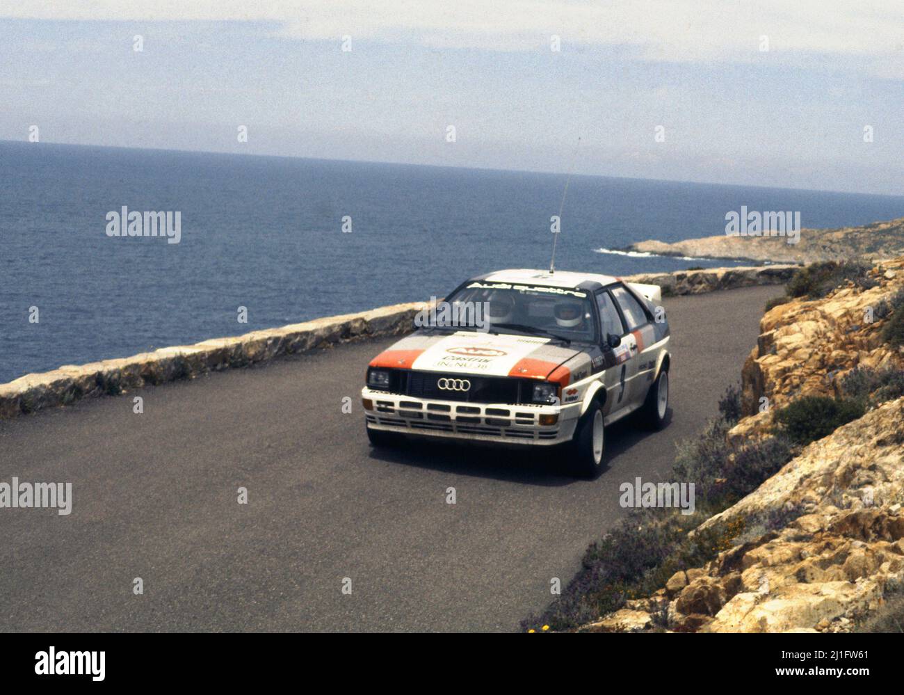 Michele Mouton (FRA) Fabrizia Pons (ITA) Audi Quattro Gr4 Audi Sport Stock Photo