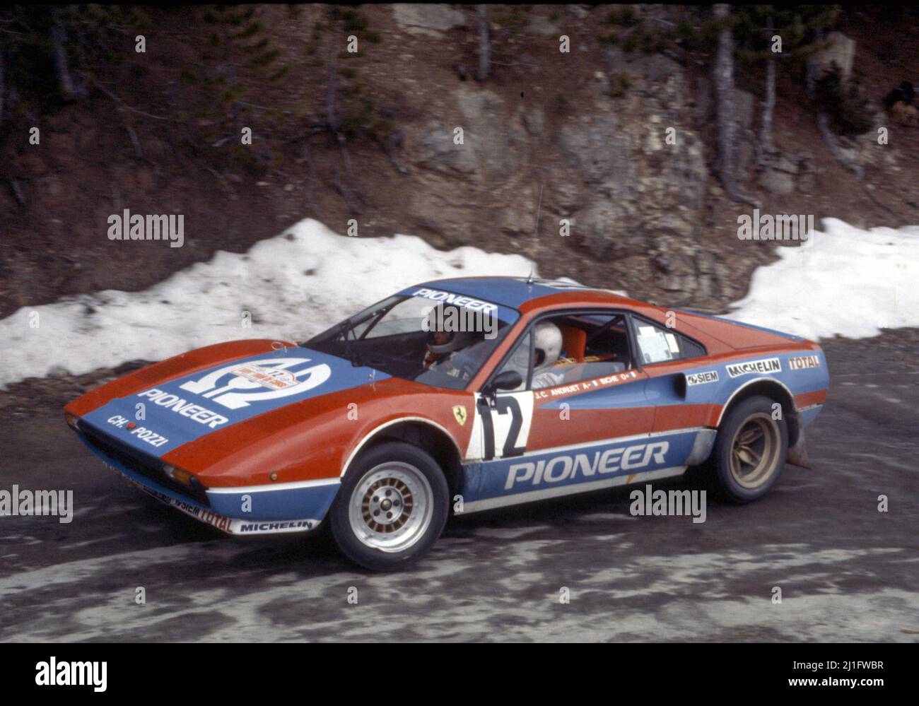 FERRARI 308 GTB 5° Rallye Targa Florio 1981 Roberto Liviero Decals