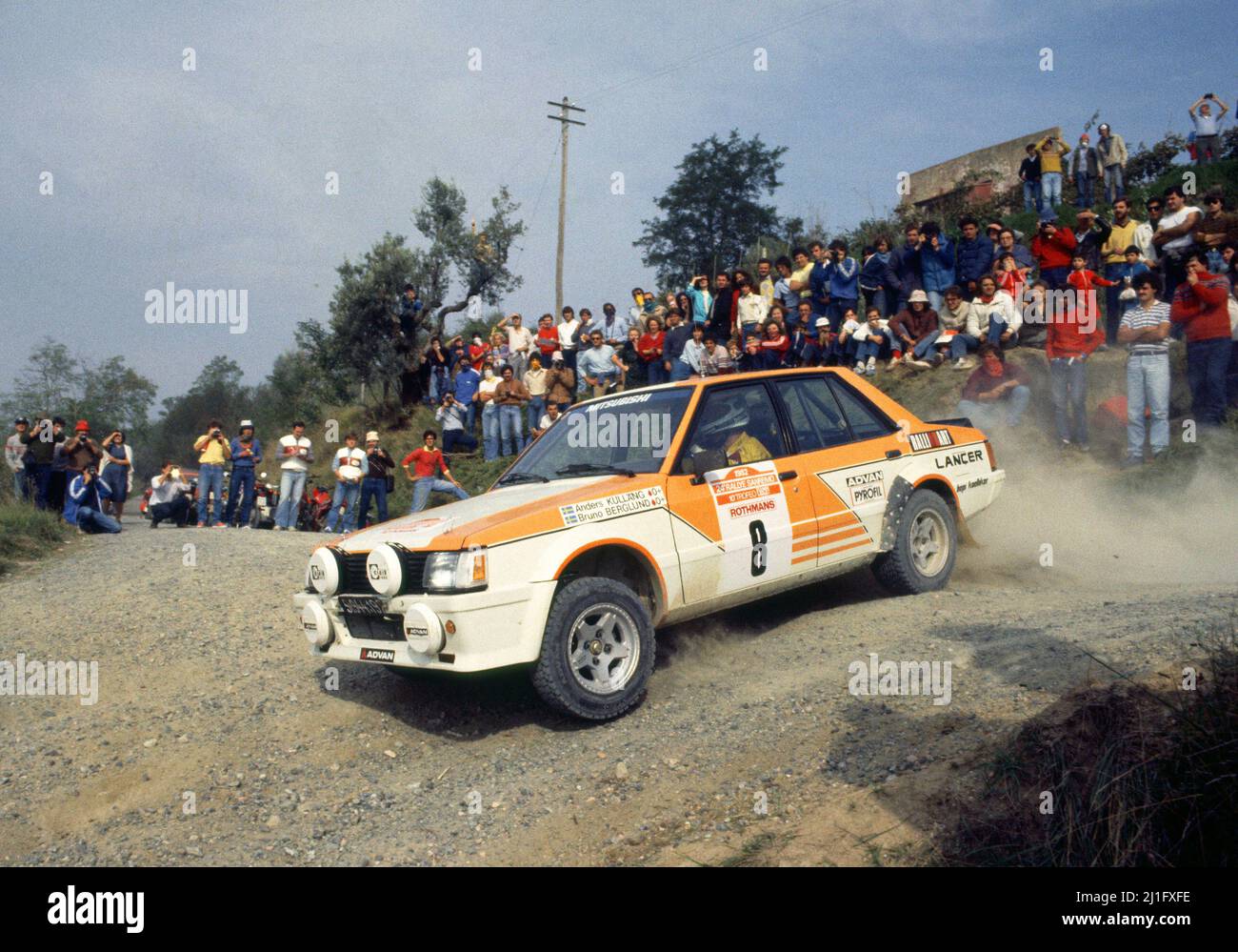 Anders Kullang (SWE) Bruno Berglund (SWE) Mitsubishi Lancer Turbo Gr4