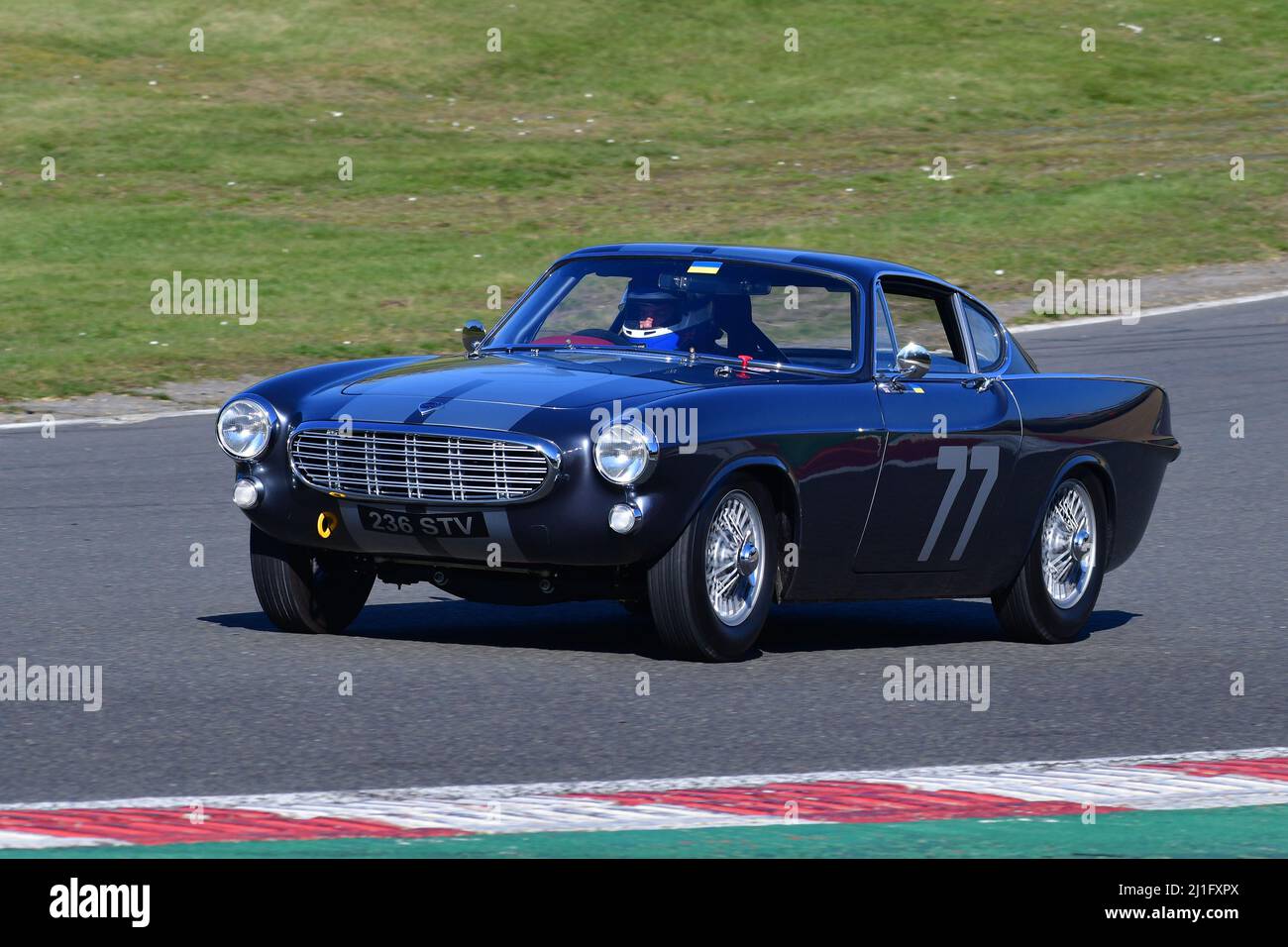 John Pearson, Volvo P1800, Equipe Pre ’63 and ‘50s, Sports and GT cars, a 40 minute race, two drivers being optional, but with a compulsory pit stop. Stock Photo