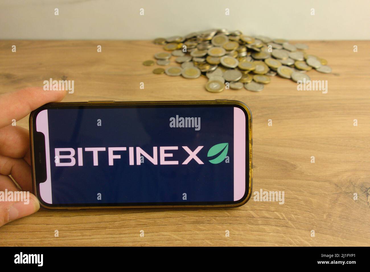 KONSKIE, POLAND - March 20, 2022: WhiteBIT cryptocurrency exchange logo on  mobile phone. Online trading, blockchain technology concept Stock Photo -  Alamy