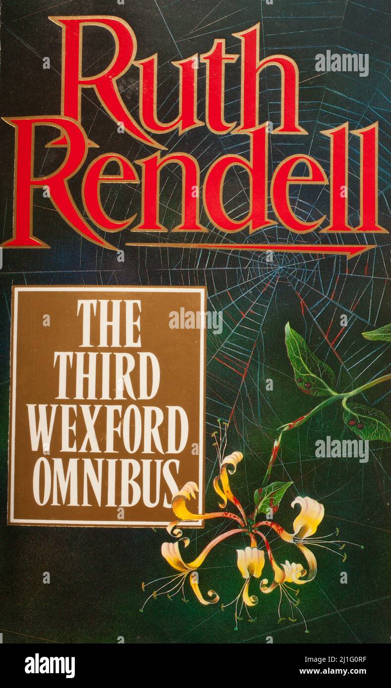 The book, The Third Wexford Omnibus by Ruth Rendell Stock Photo