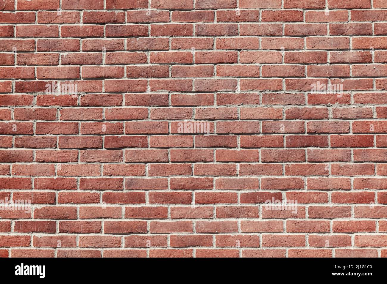 red brick wall, abstract background texture Stock Photo