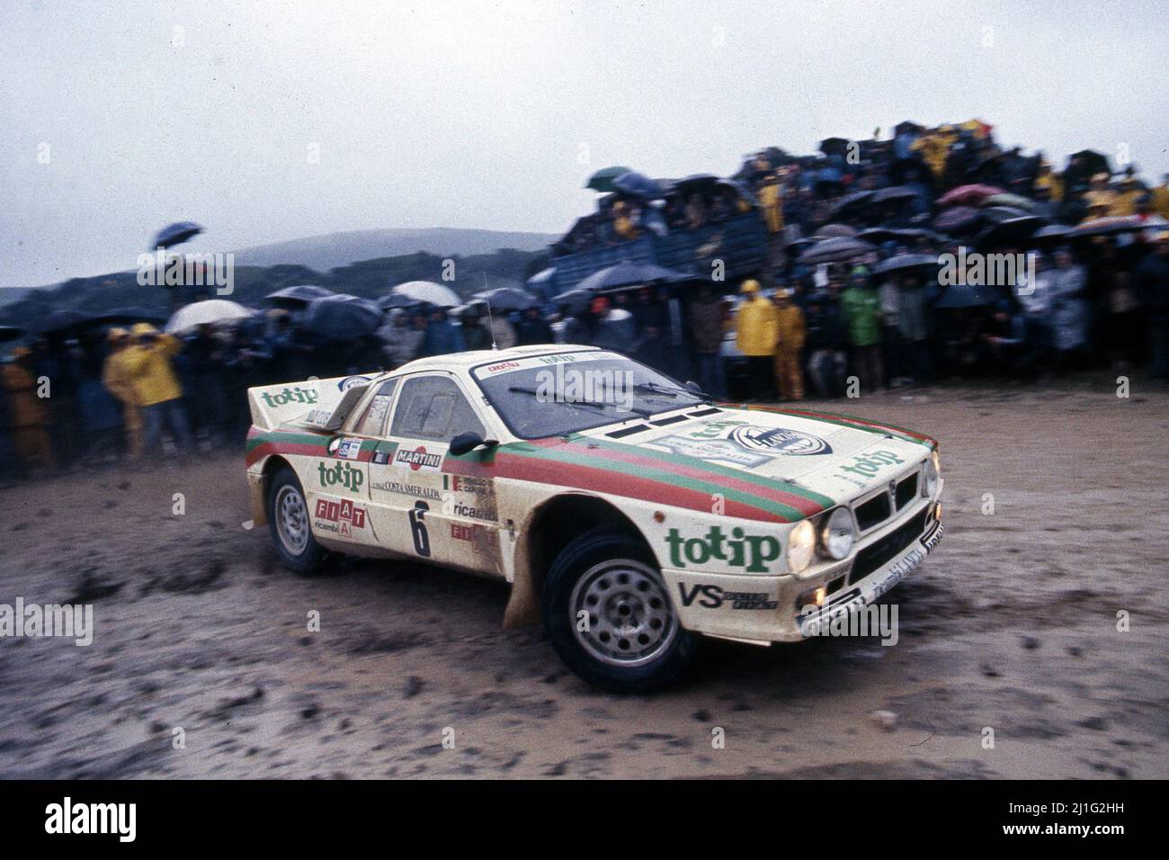 Carlo Capone (ITA) Luigi Pirollo (ITA) Lancia Rally 037 GrB Jolly Club ...