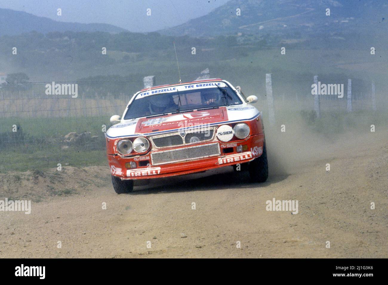 Michele Cinotto (ITA) Sergio Cresto (USA) Lancia Rally 037 GrB Tre ...