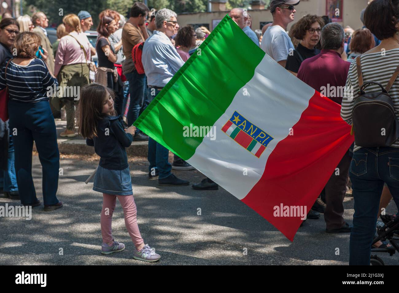 Rome, Italy 25/04/2019: Demonstration for the Liberation Day. ©Andrea Sabbadini Stock Photo