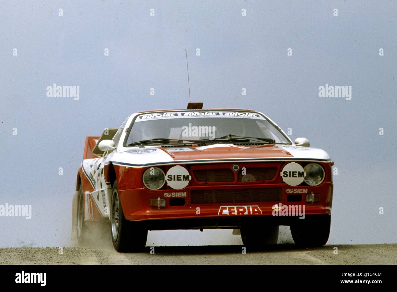 Michele Cinotto (ITA) Sergio Cresto (USA) Lancia Rally 037 GrB Tre ...
