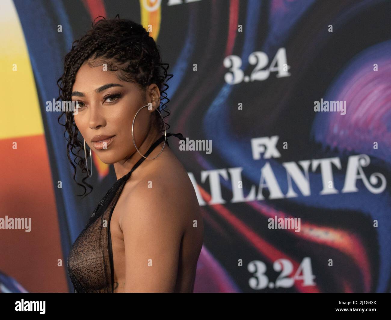 March 24, 2022, Hollywood, California, USA: Adriyan Rae attends the 3rd ...
