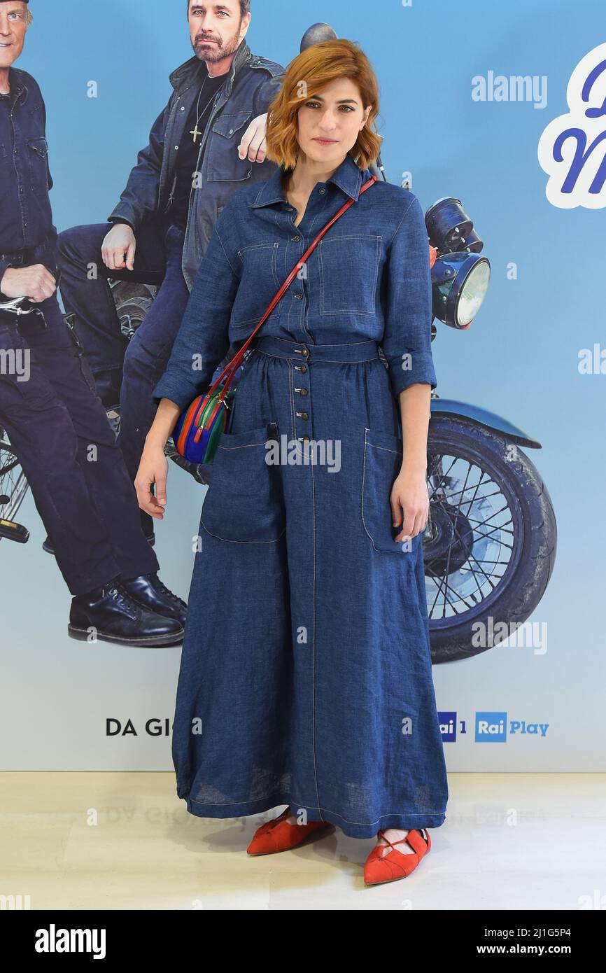 Rome, Italy. 25th Mar, 2022. Maria Chiara Giannetta during Don Matteo 13 tv series photocall  in Rome, Italy, March 25th,  2022.  (Credit : Alamy news/Massimo Insabato) Credit: massimo insabato/Alamy Live News Stock Photo