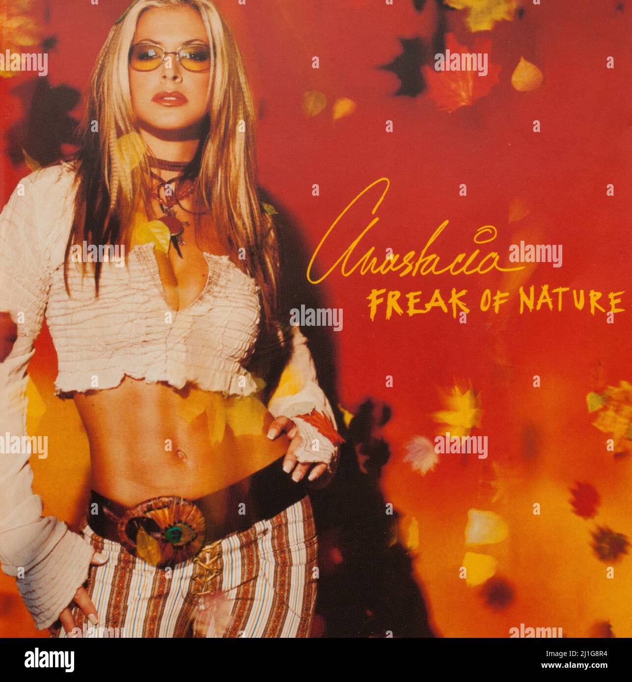 The Cd album cover to Freak of nature by Anastacia Stock Photo