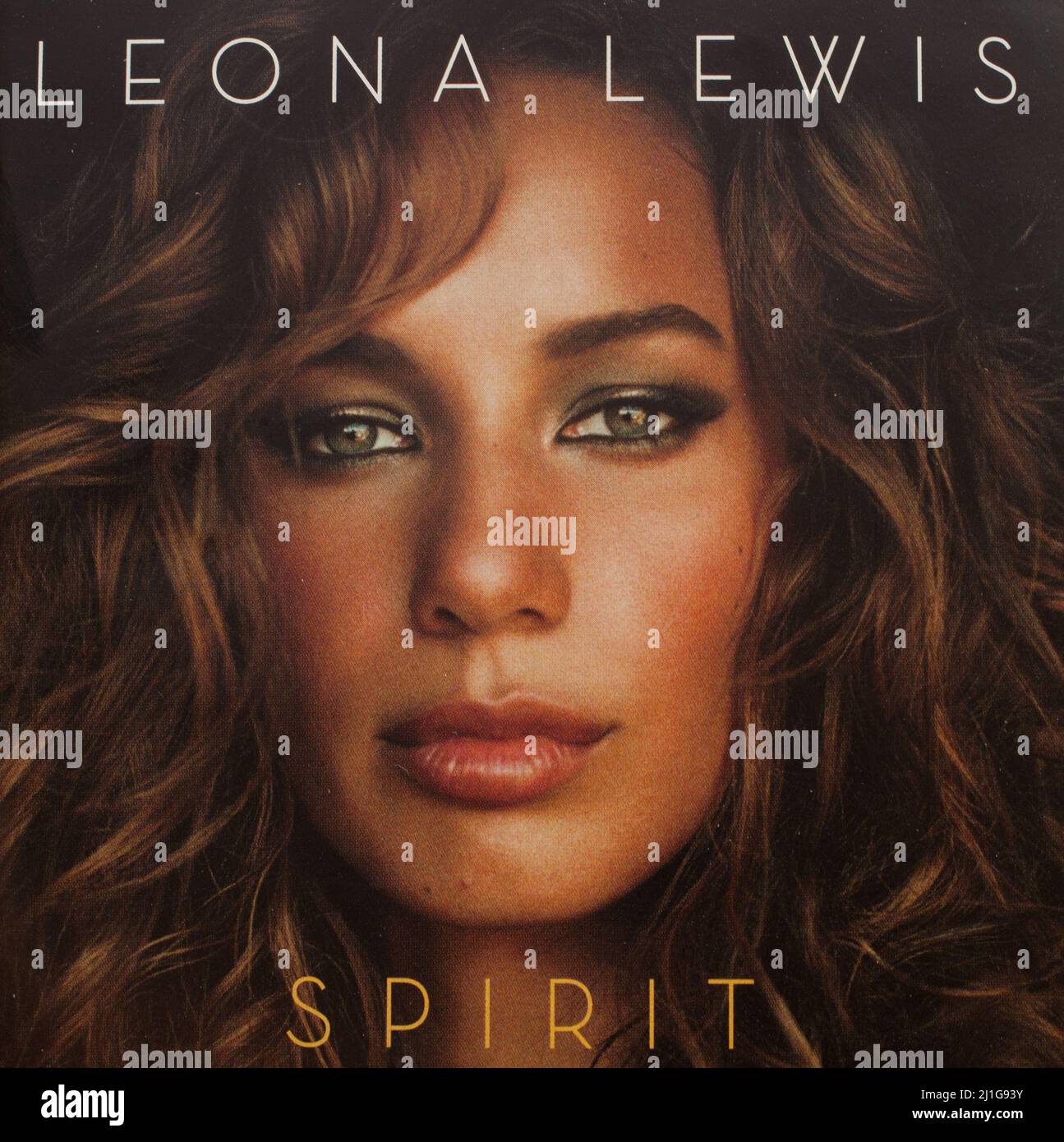 The Cd Album Cover To Spirit By Leona Lewis Stock Photo - Alamy