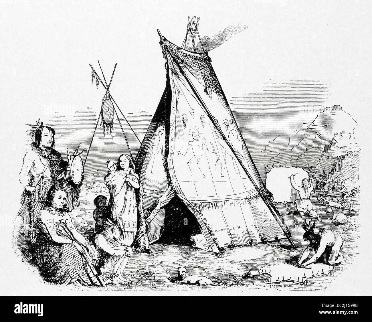 Peaux Rouges Et Indigenes Peaux rouges hi-res stock photography and images - Alamy