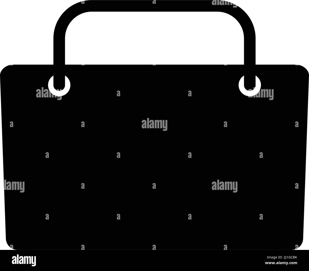 Silhouette of the bag. Luggage compartment. Editable vector. Stock Vector