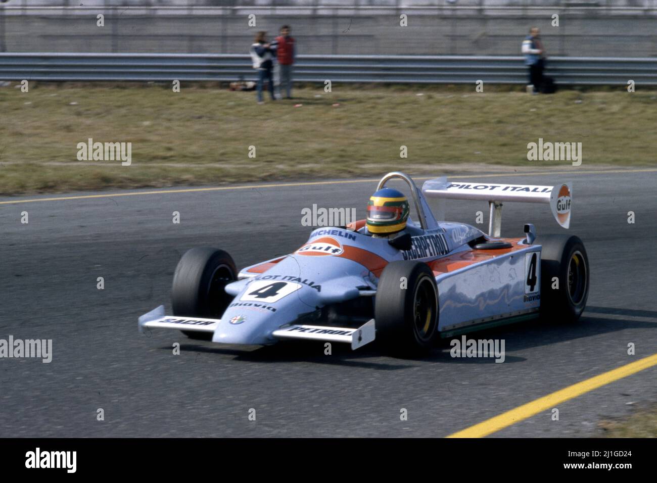 Ivan Capelli (ITA) Gulf Ralt Rt3 Alfa Romeo Novamotor Enzo Coloni ...
