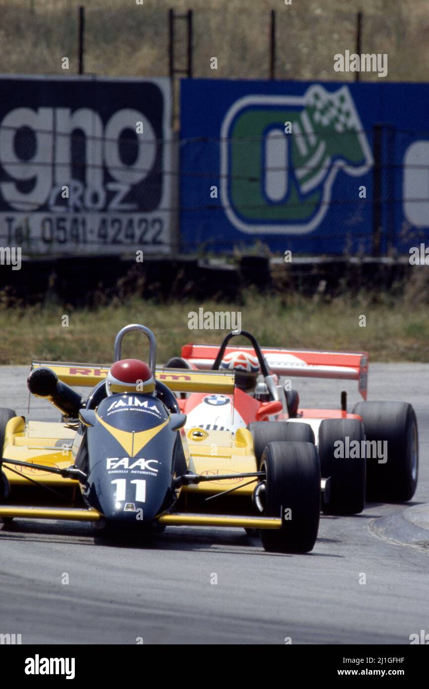 Pierluigi Martini from Italy drives the SCM Minardi Team
