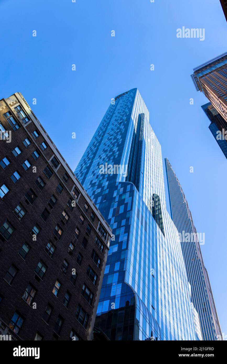 View of Ultra luxury high-rise residential buildings stand in the Billionaires ...
