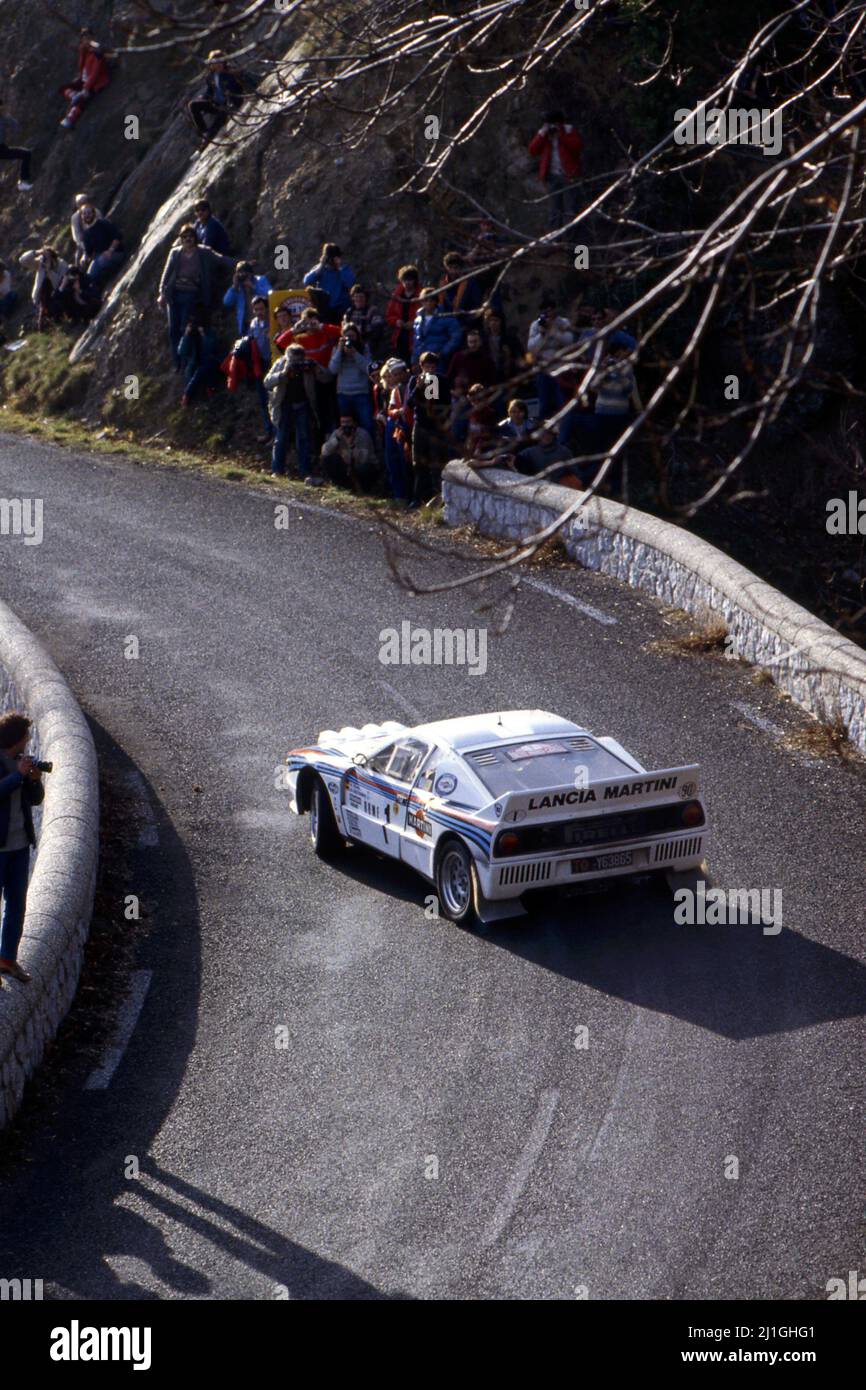 Walter Rohrl (GER) Christian Geistdorfer (GER) Lancia Rally 037 GrB ...