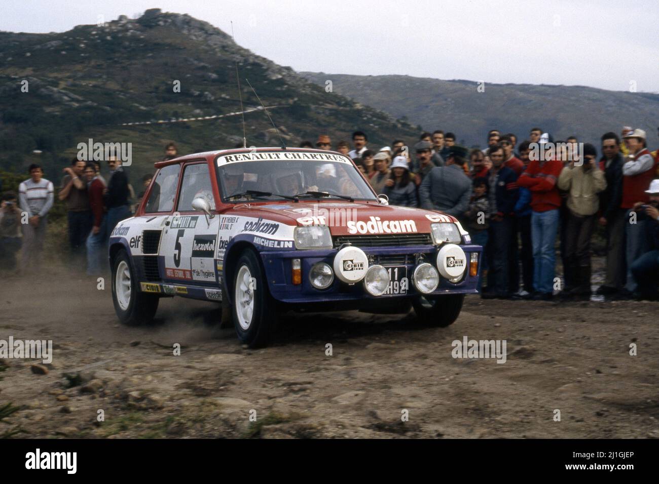 Renault 5 Turbo Sodicam #14 B.Saby-F.Sappey Tour De Córcega 1982  Con Vitrina 124 Kit Car 43