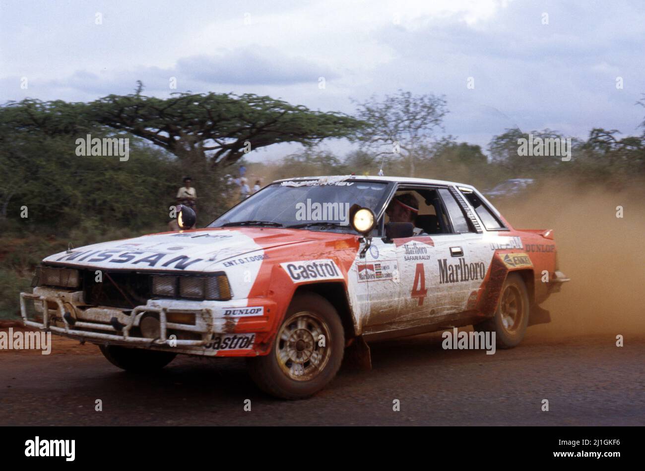 Rob Combes Rally Shekhar Mehta (EAK) Rob Combes (EAK) Nissan 240RS GrB DT Dobie & Co Ltd ...