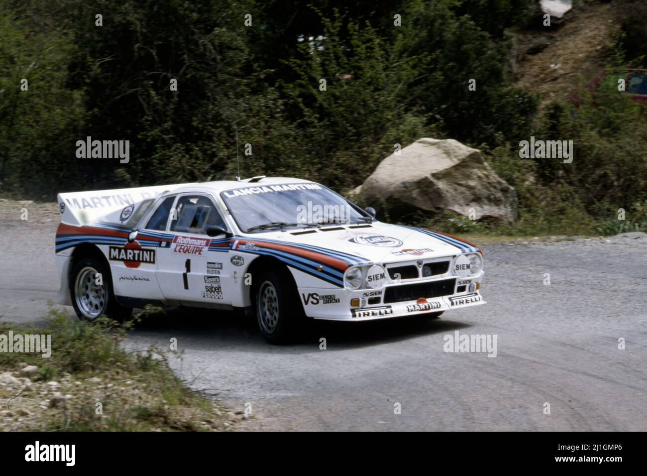 Tour de France Auto 1984 Jean-Claude Andruet / Annick Peuvergne Lancia 037 Rally 2nd place