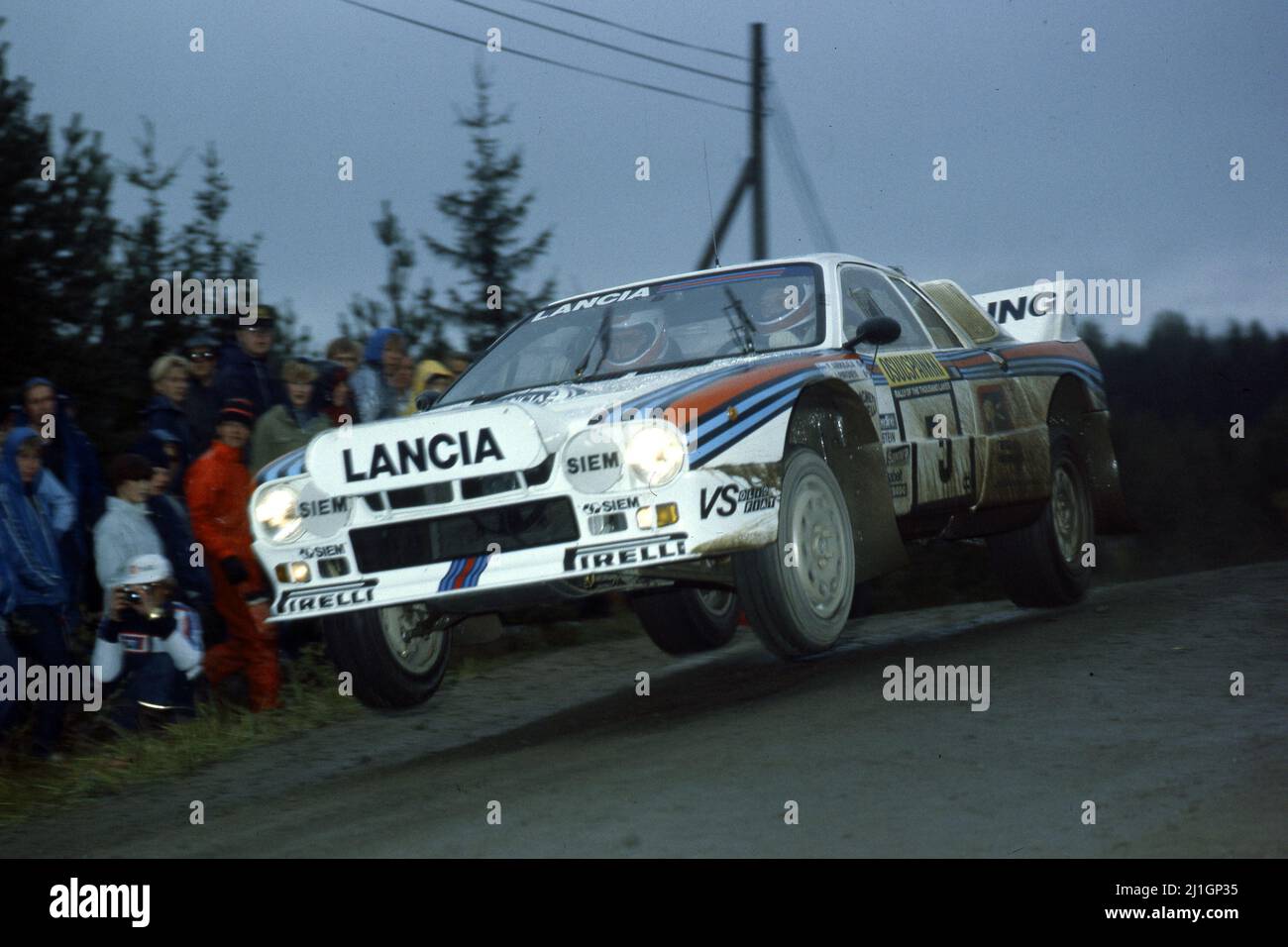 Pentti Airikkala (FIN) Juha Piironen (FIN) Lancia Rally 037 GrB Martini