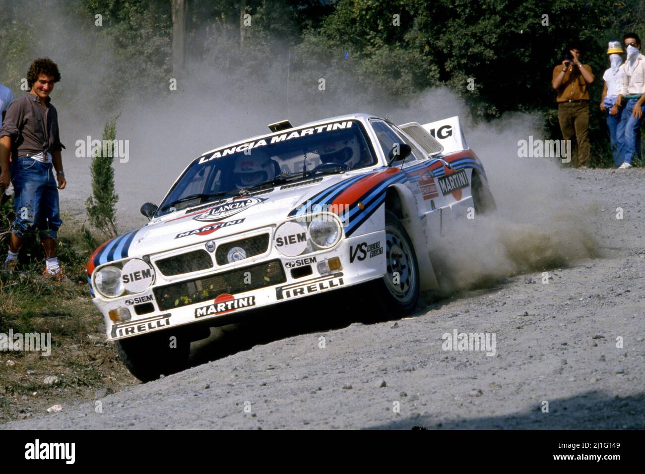 Walter Rohrl (GER) Christian Geistdorfer (GER) Lancia Rally 037 GrB ...