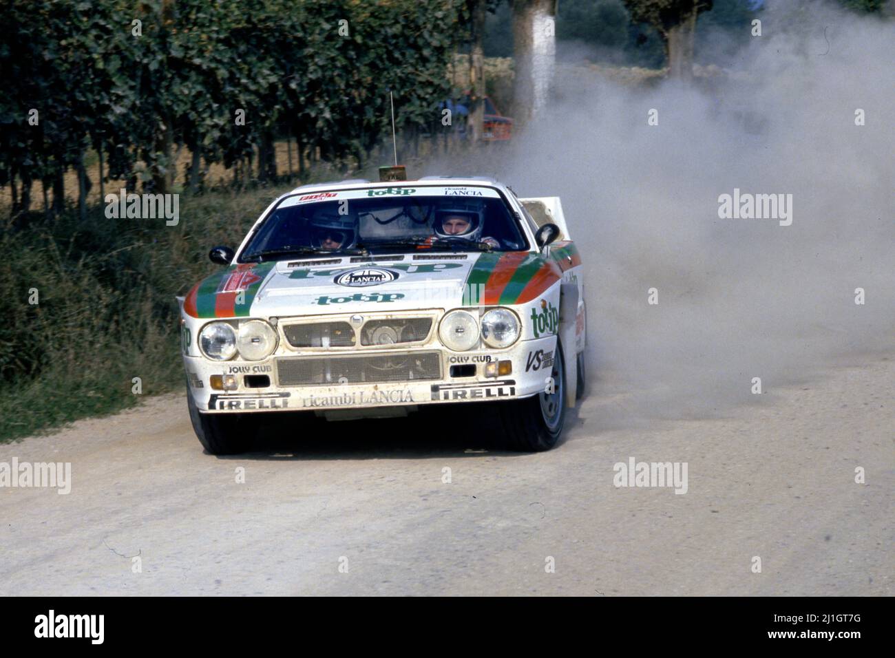 Massimo Miki Biasion (ITA) Tiziano Siviero (ITA) Lancia Rally 037 GrB ...