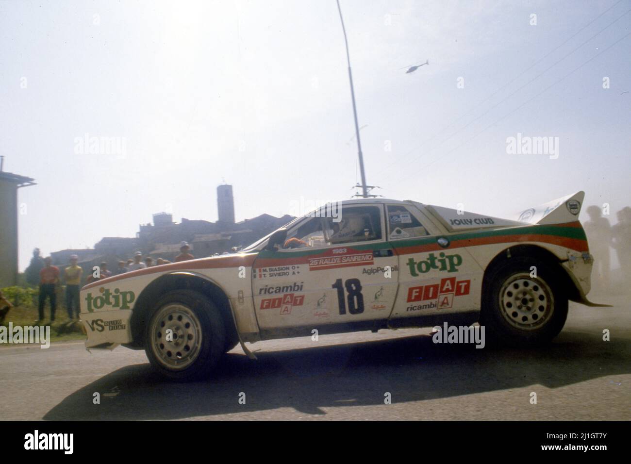 Massimo Miki Biasion (ITA) Tiziano Siviero (ITA) Lancia Rally 037 GrB ...