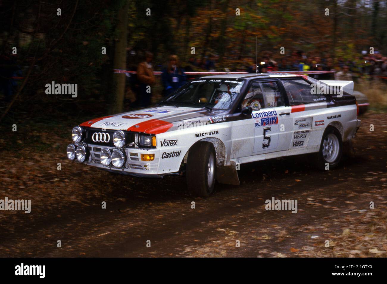 Michele Mouton (FRA) Fabrizia Pons (ITA) Audi Quattro GrB Audi Sport ...