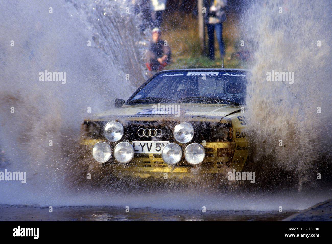 Lasse Lampi FIN Pentti Kuukkala FIN Audi Quattro GrB Stock Photo 