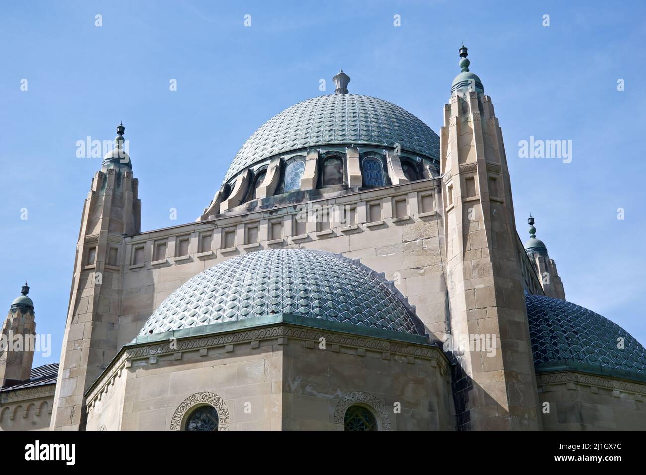 Memorial building exterior with architectural dome Stock Photo