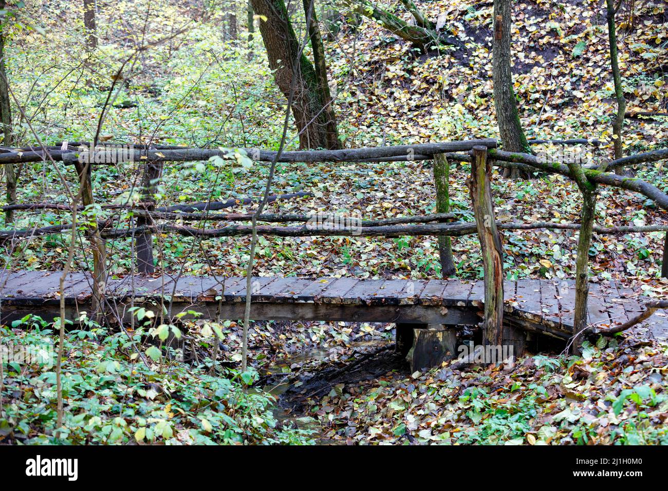 Small bridge across creek in hi-res stock photography and images - Alamy