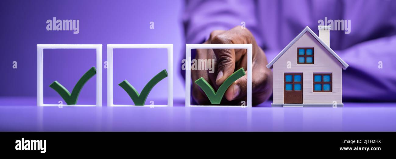 Real Estate House Buy And Appraisal Checklist Stock Photo Alamy