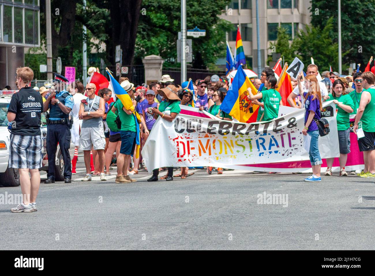 Pride Parade, Toronto, Canada, 2012 Stock Photo