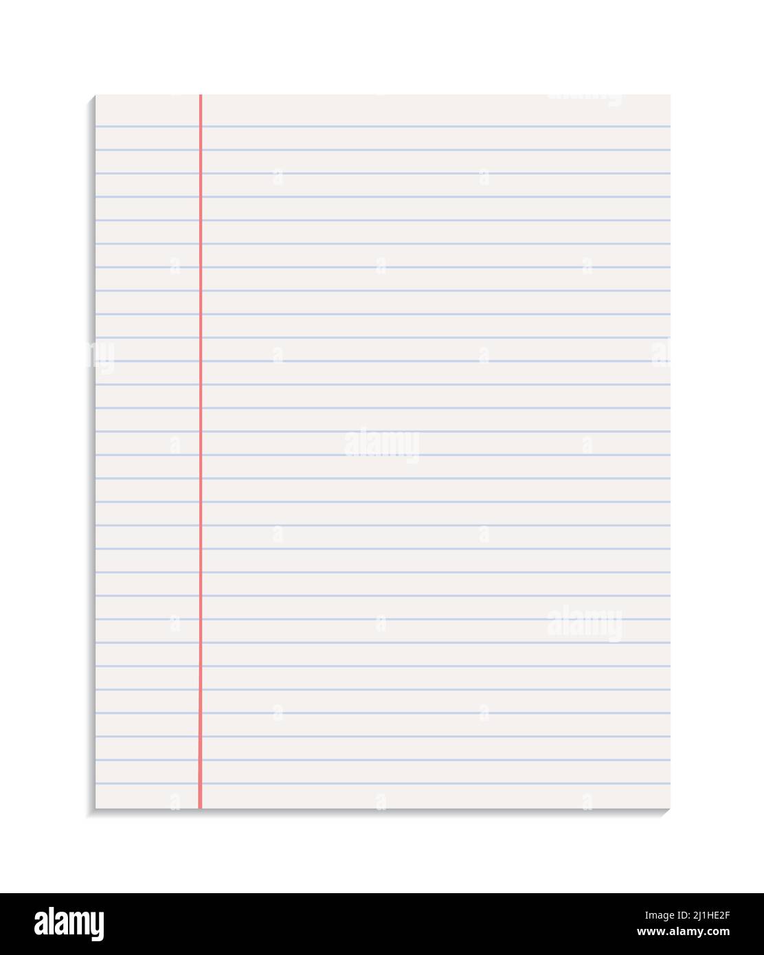 Piece Of Lined Paper Texture