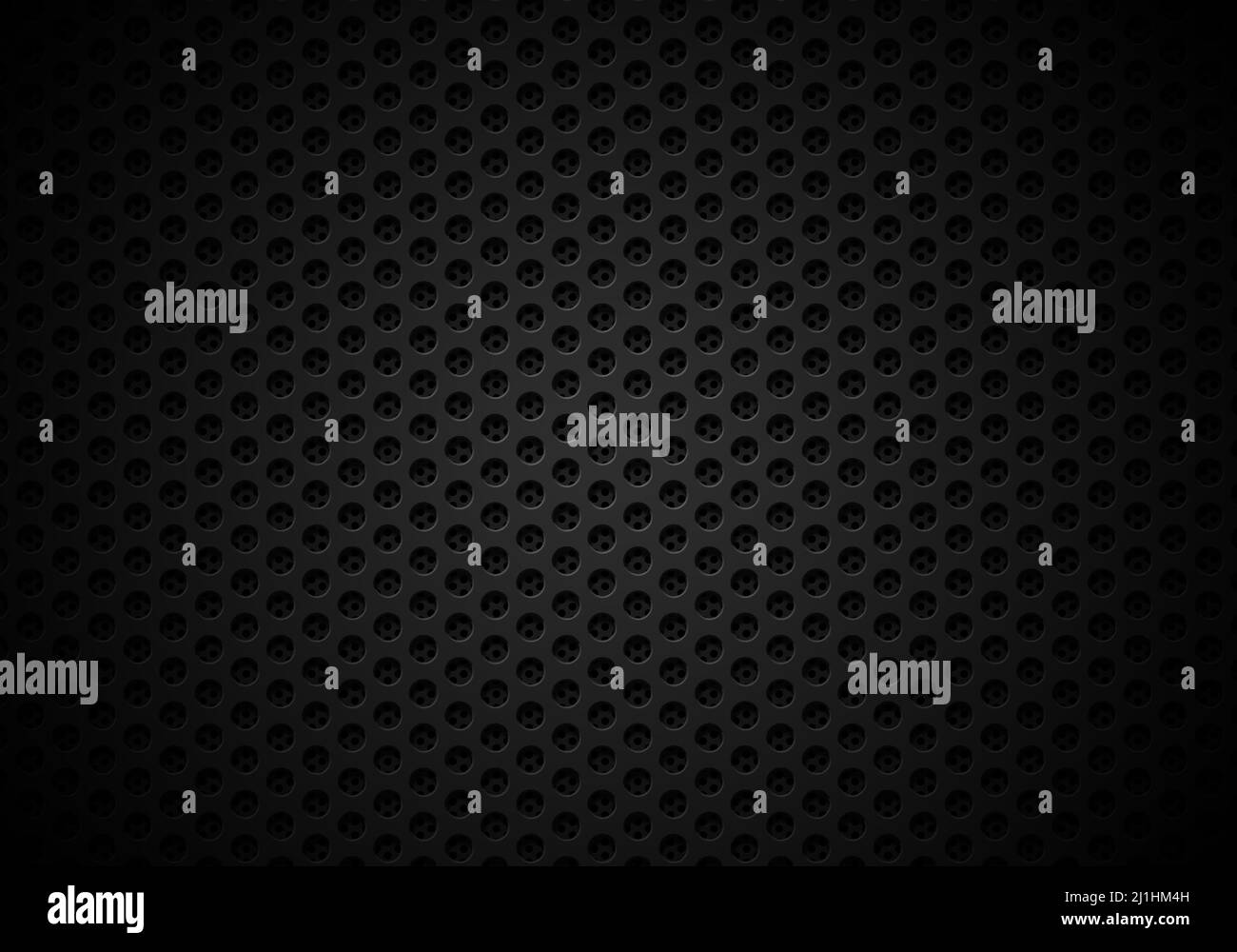 Perforated metal background pattern ( black Stock Photo - Alamy