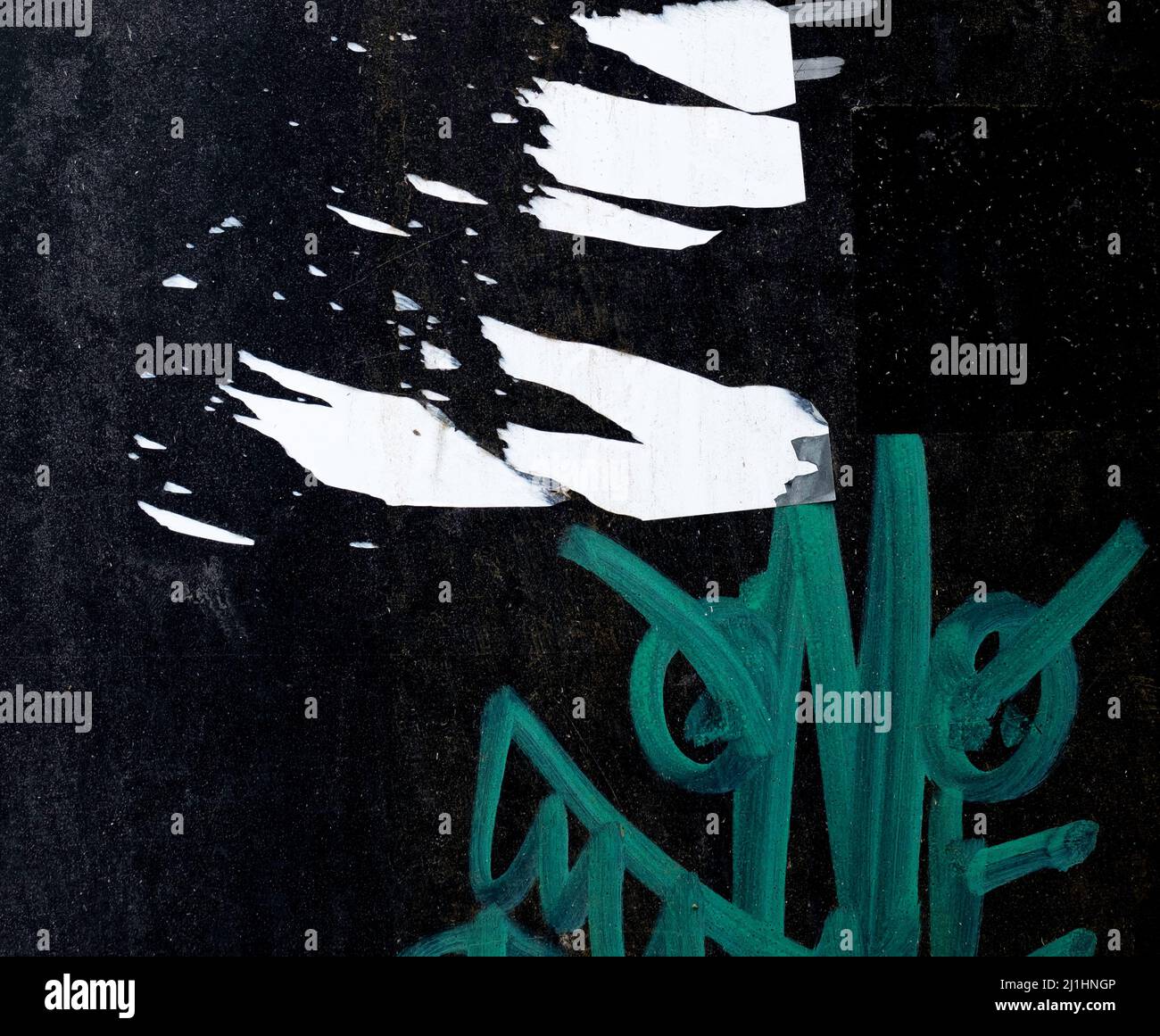 Old cement wall with hand painted abstract marks, graffiti textue background Stock Photo