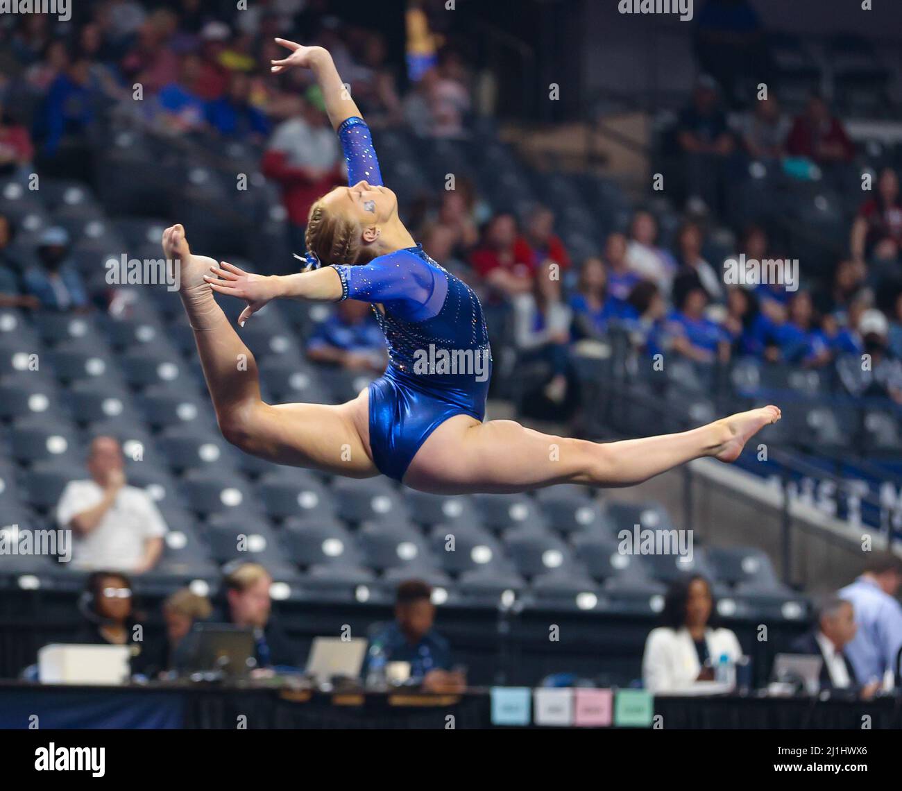 Birmingham, AL, USA. 19th Mar, 2022. Kentucky's Jillian Procasky leaps ...