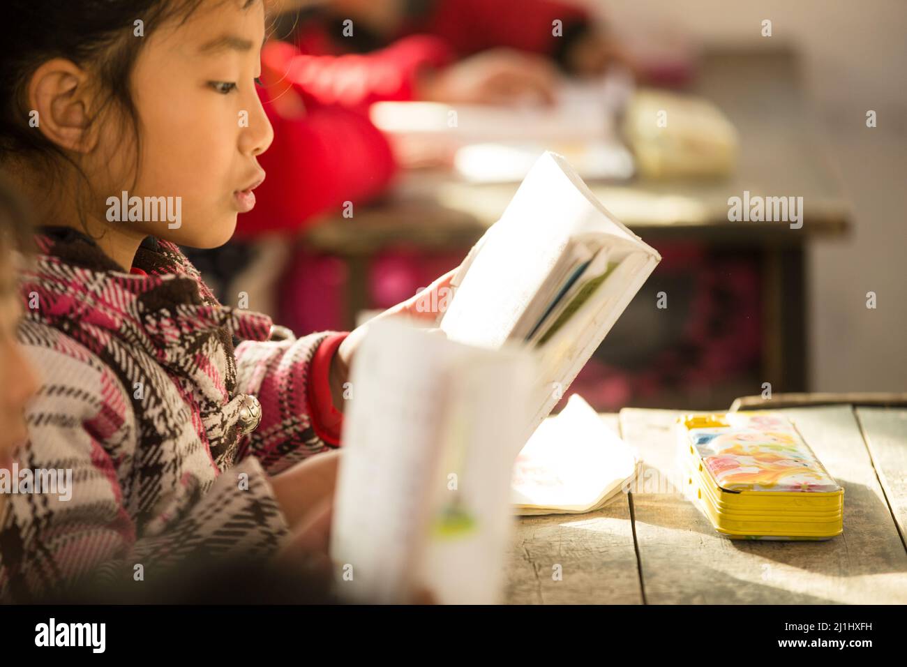 Elementary school in rural primary school girls Stock Photo - Alamy