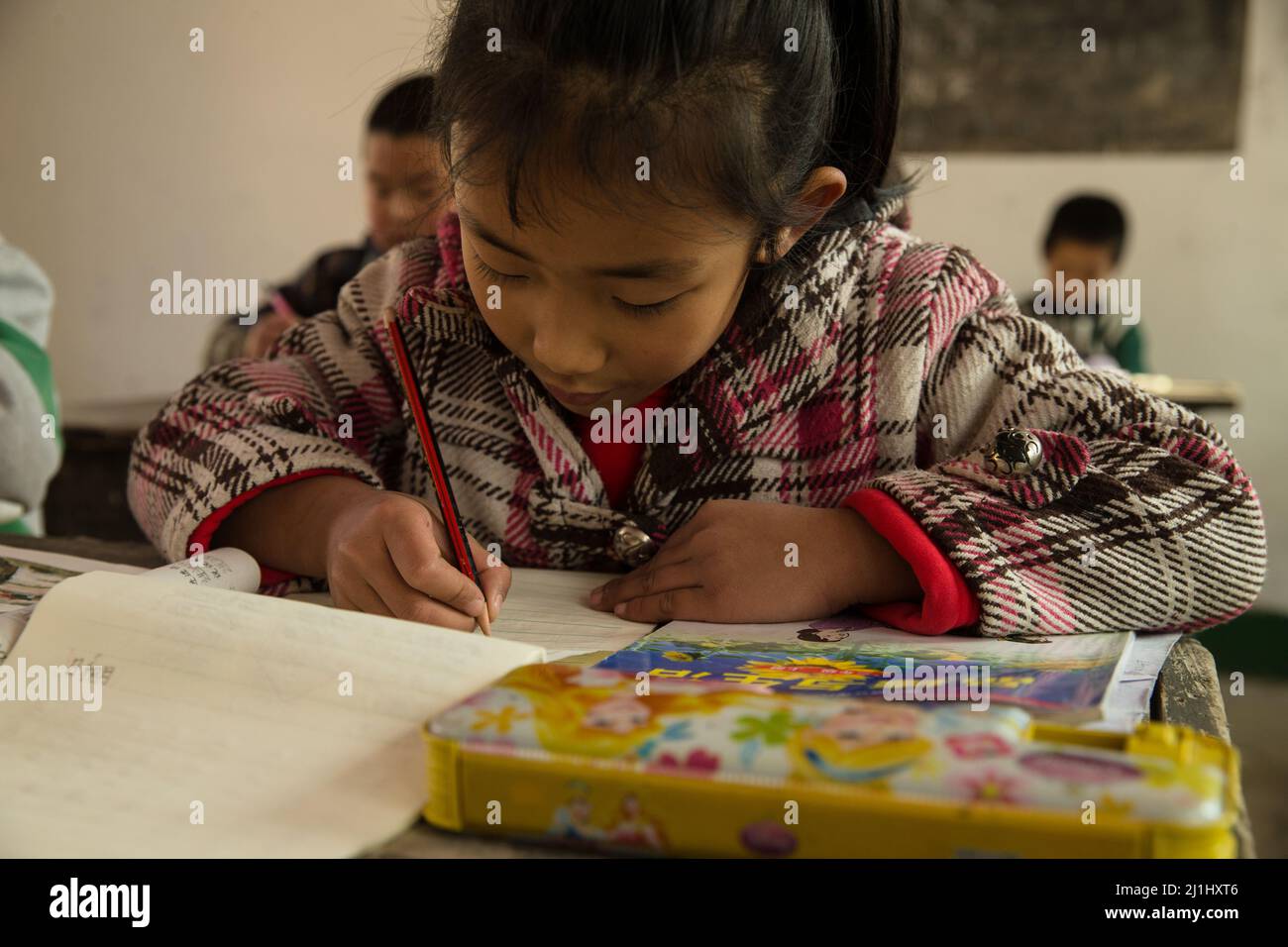 Elementary school in rural primary school girls Stock Photo - Alamy