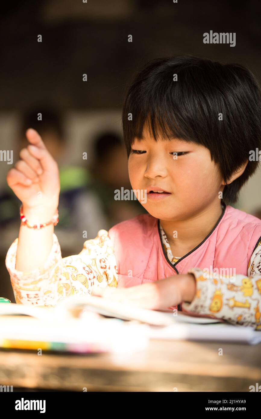 Elementary school in rural primary school girls Stock Photo - Alamy