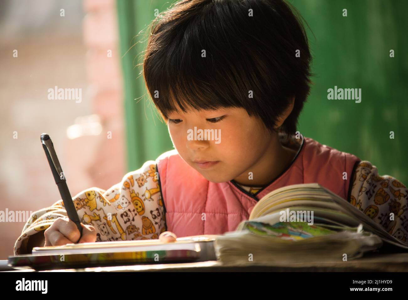 Elementary school in rural primary school girls Stock Photo - Alamy