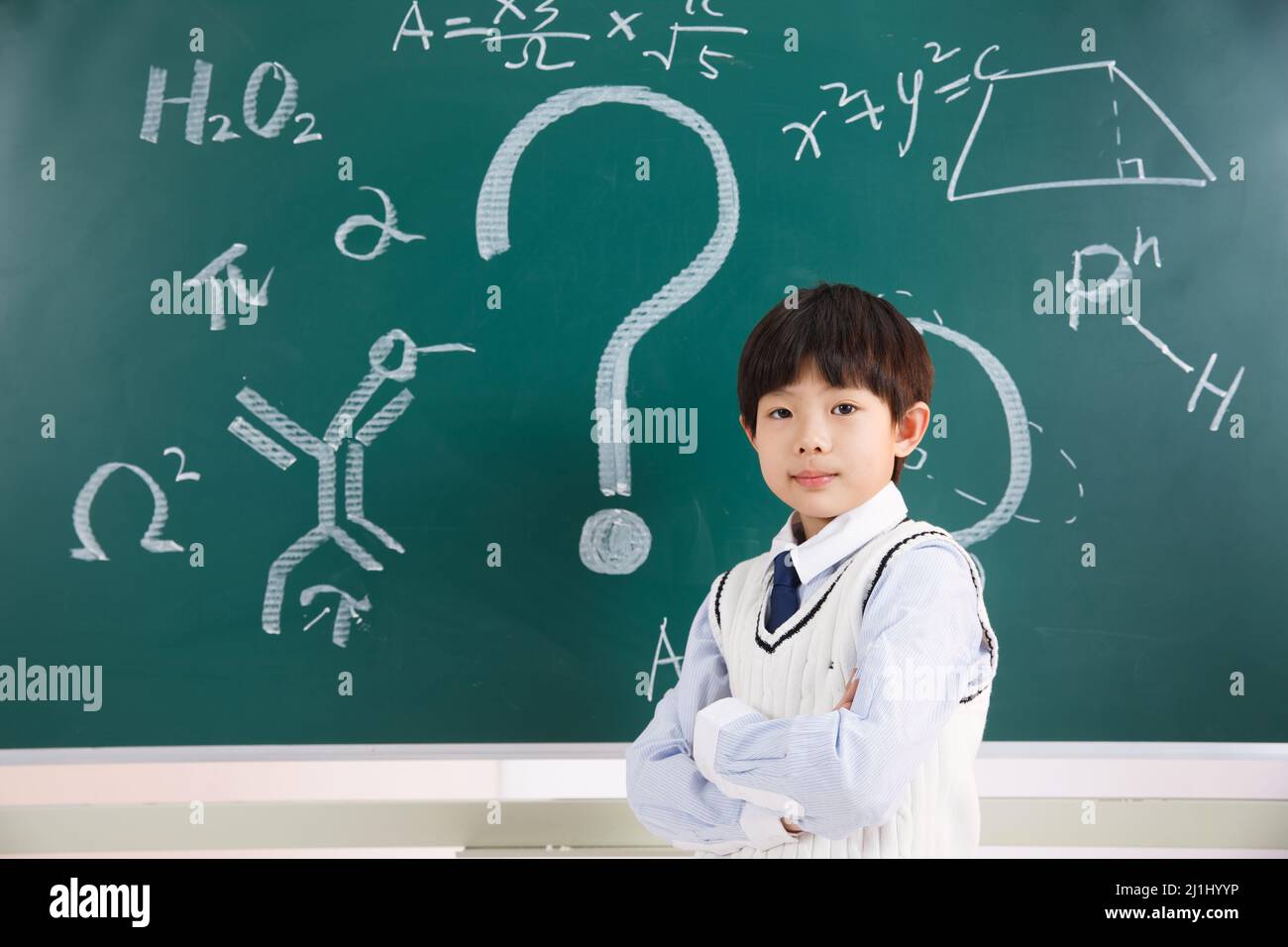 Elementary school students in class Stock Photo Alamy