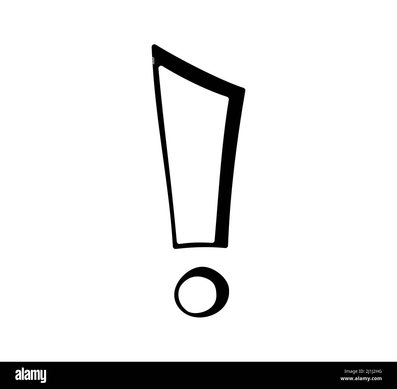 Alert Warning Sign Exclamation Mark Drawing HighRes Vector Graphic  Getty  Images