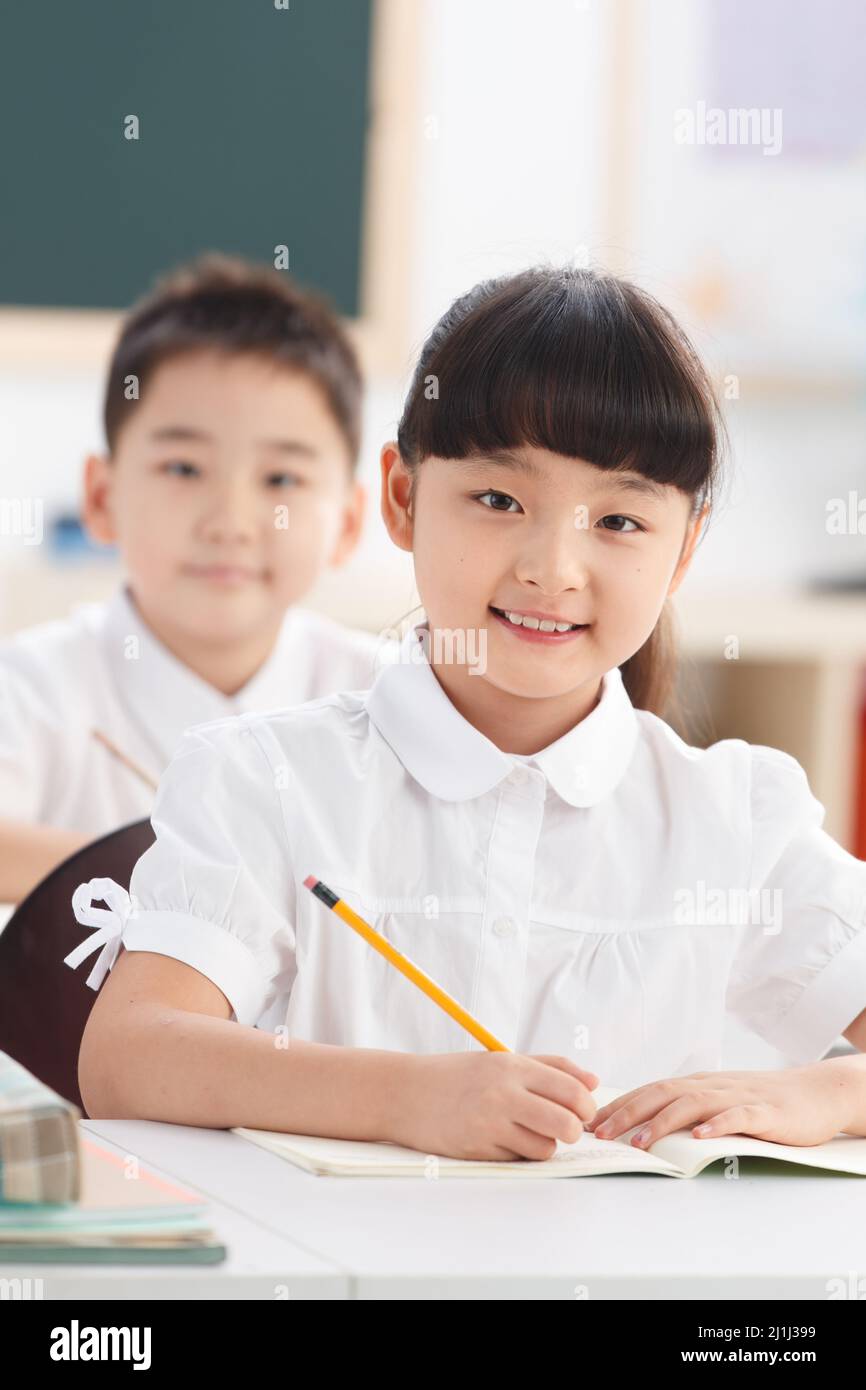 Pupils are in the classroom Stock Photo - Alamy