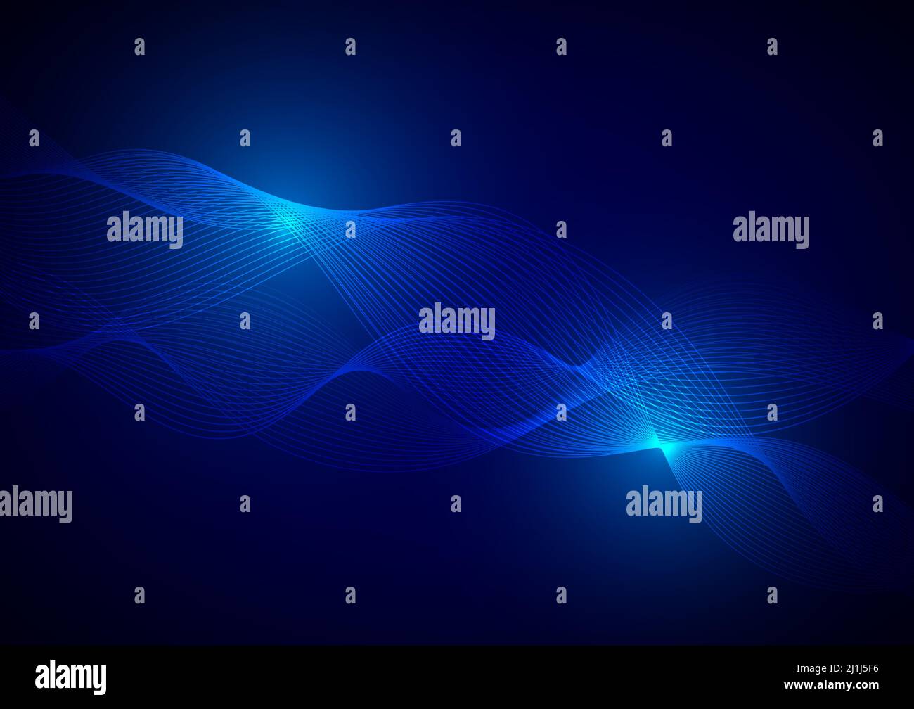 abstract background blue wave line smooth for background illustration ...