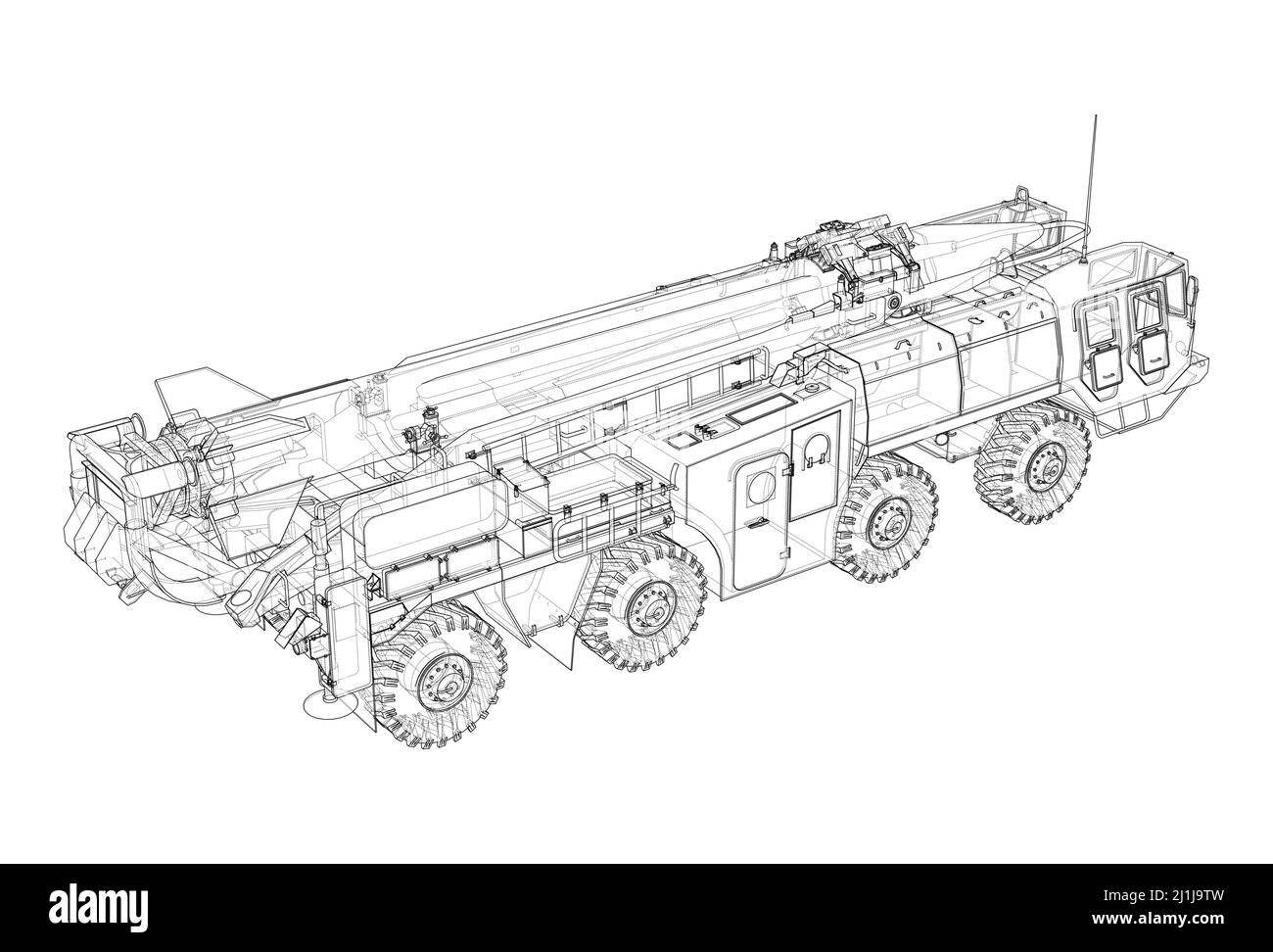 Army Rocket artillery system. Military concept Stock Vector Image & Art ...