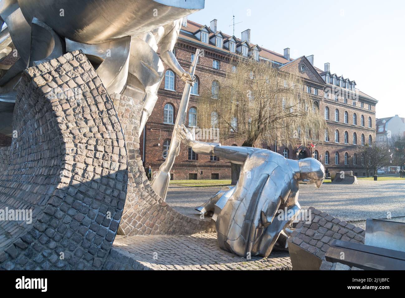 Monument to the Defenders of the Polish Post Office to memorize Defence of the Polish Post